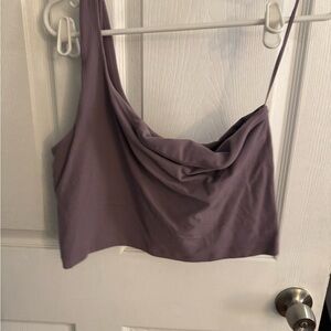 Lululemon one shoulder crop top